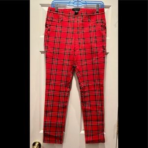 Sanctuary Plaid Pants / Leggings LG $99 from Macys